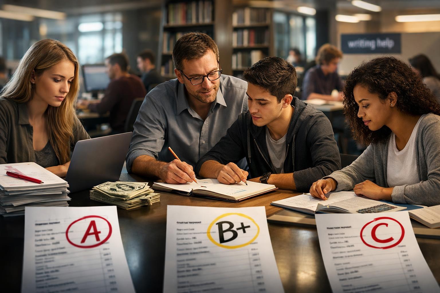 Essay Service vs Private Tutor vs Writing Center: Cost Per Fixed Grade Risk