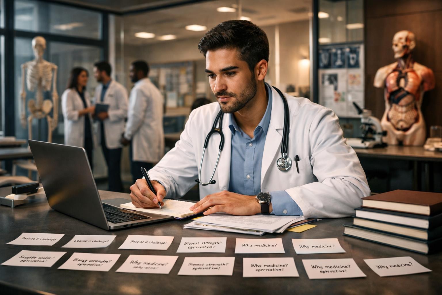 Medical School Secondary Essays: 15 Prompts, One Voice — Timeline Math