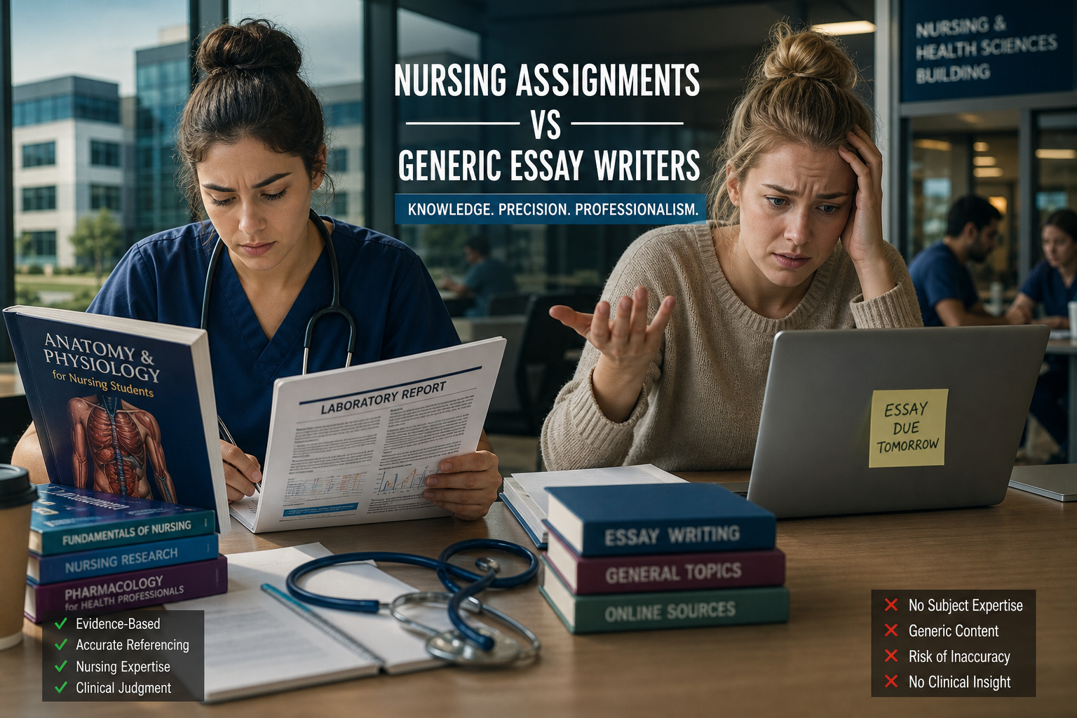 Nursing and STEM Assignments: Why Generalist Services Fail