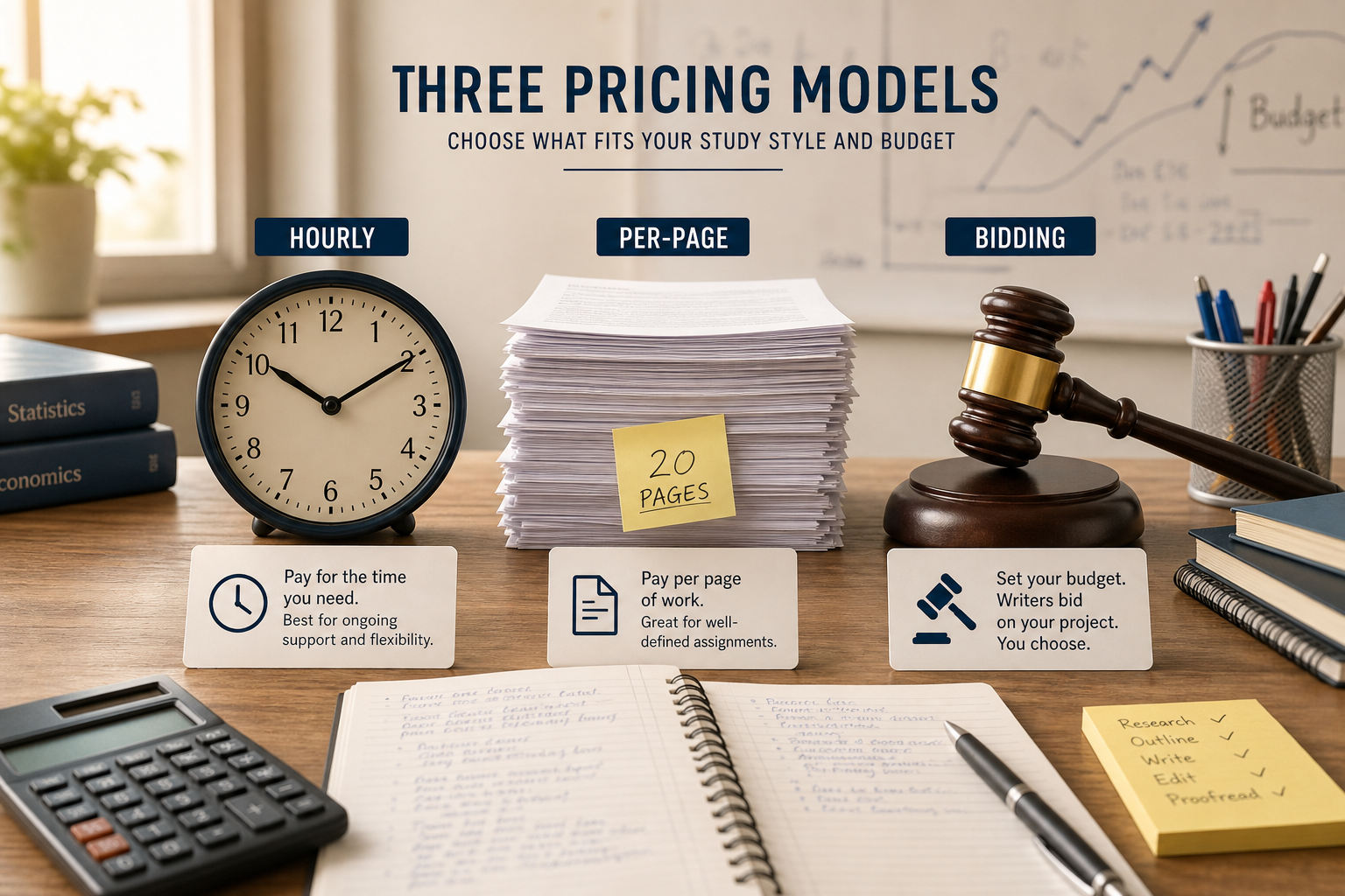 Pricing Models Explained: Hourly, Per-Page, and Bidding