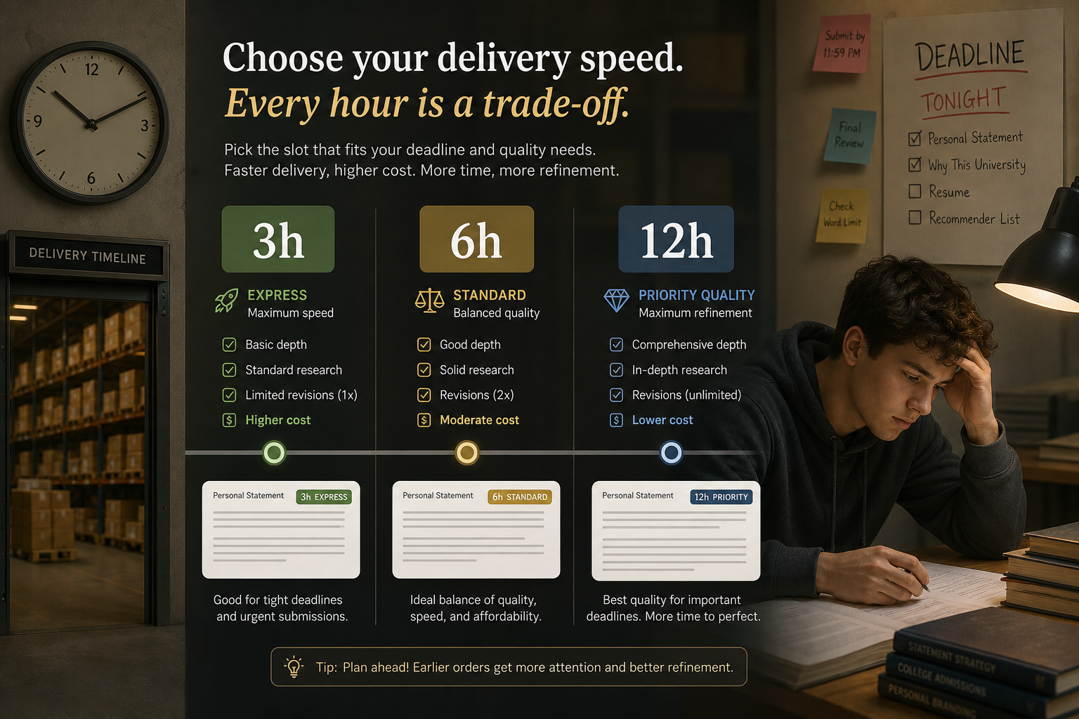 Rush Orders 3h/6h/12h: What Outcomes Are Actually Realistic