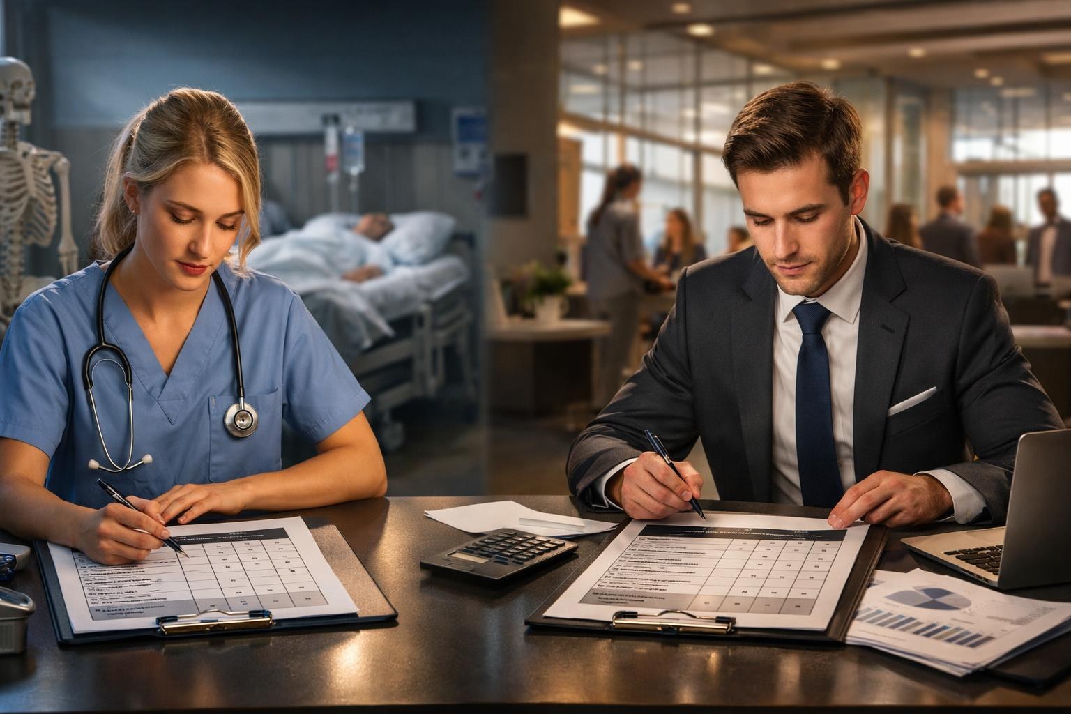 Scoring Matrix for Nursing vs Business Orders: Different Rubrics, Same Site