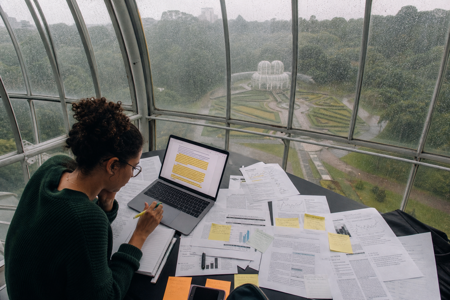 Brazil research paper writing services — editorial study scene