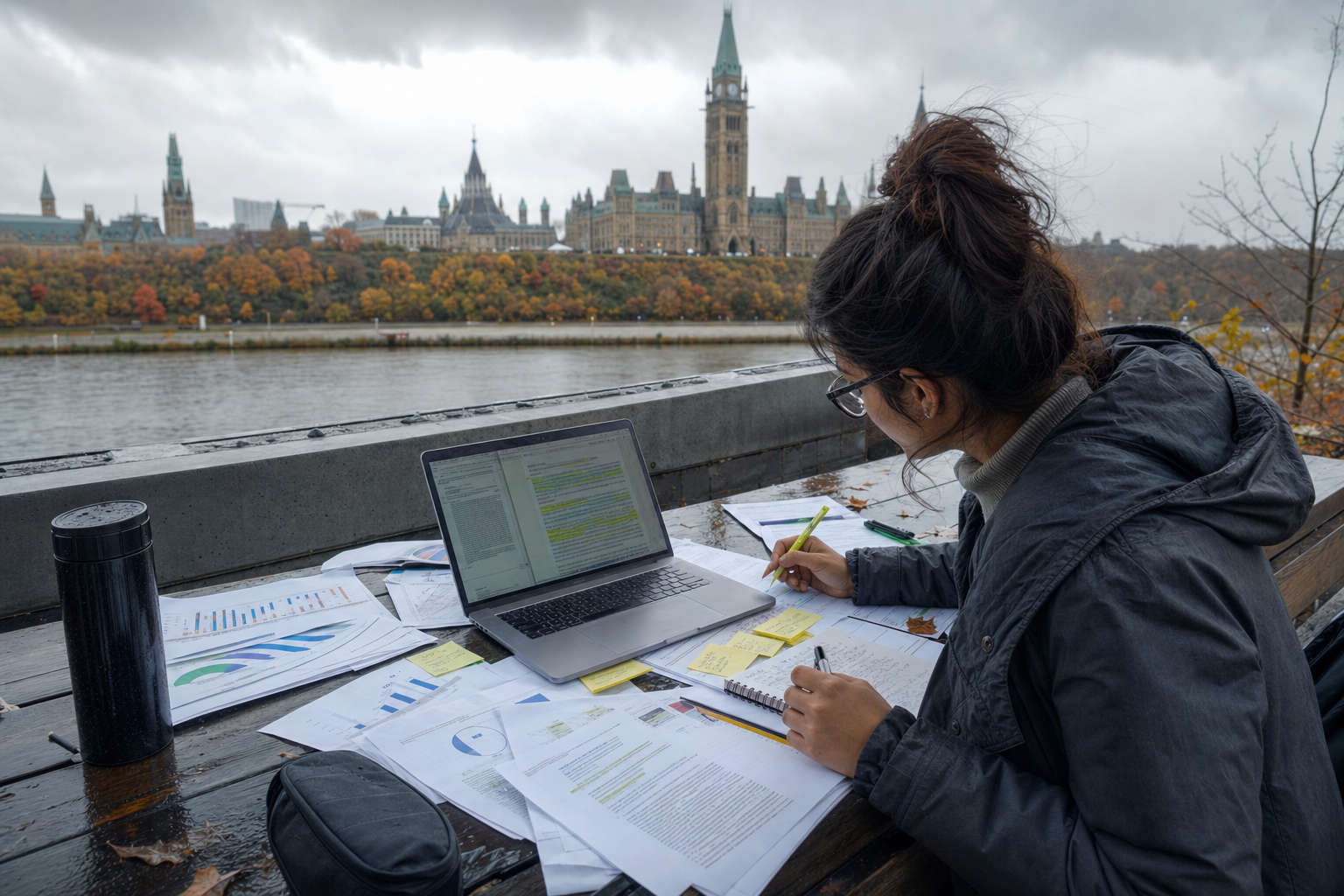 Canada research paper writing services — editorial study scene