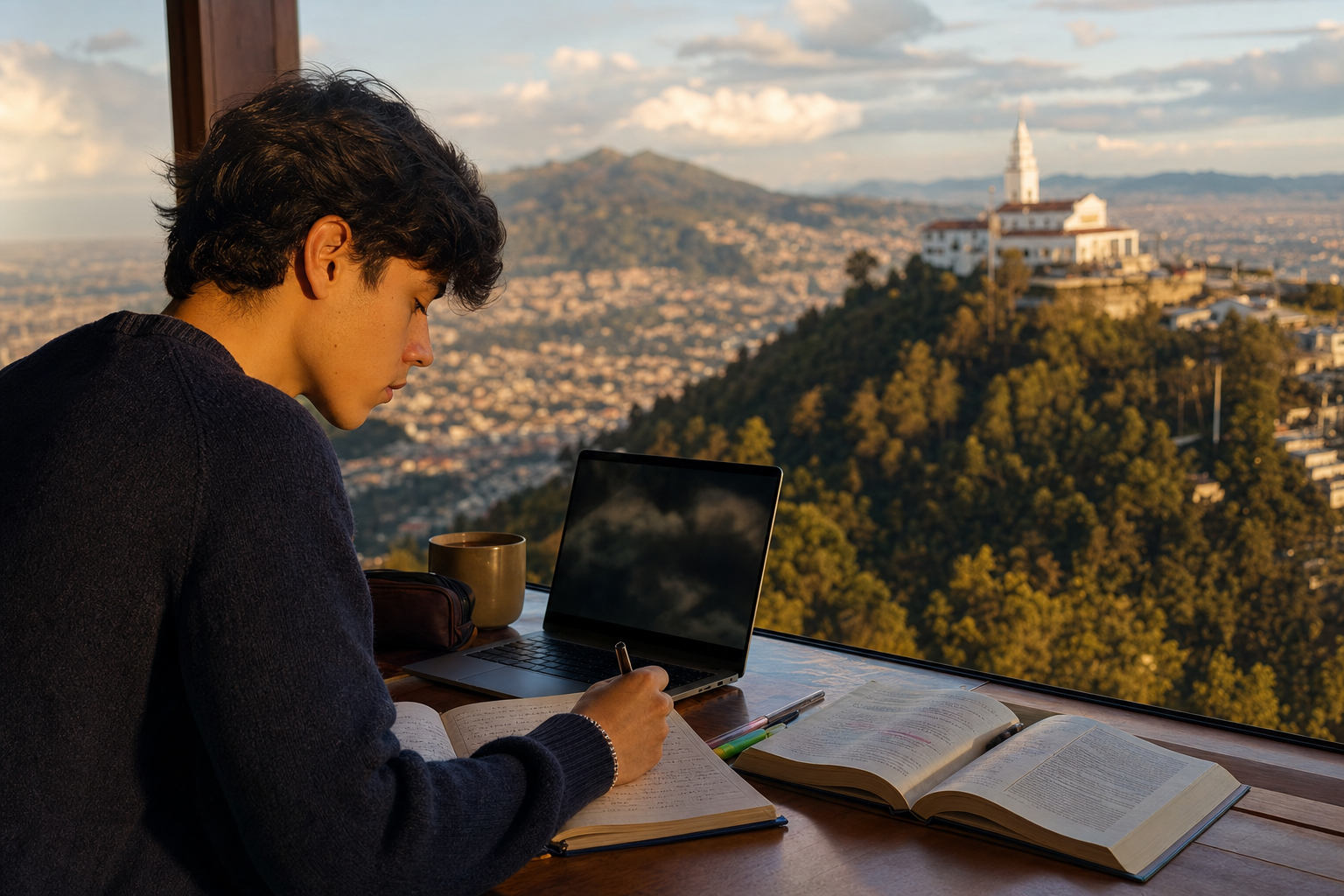 Colombia essay writing services — editorial study scene