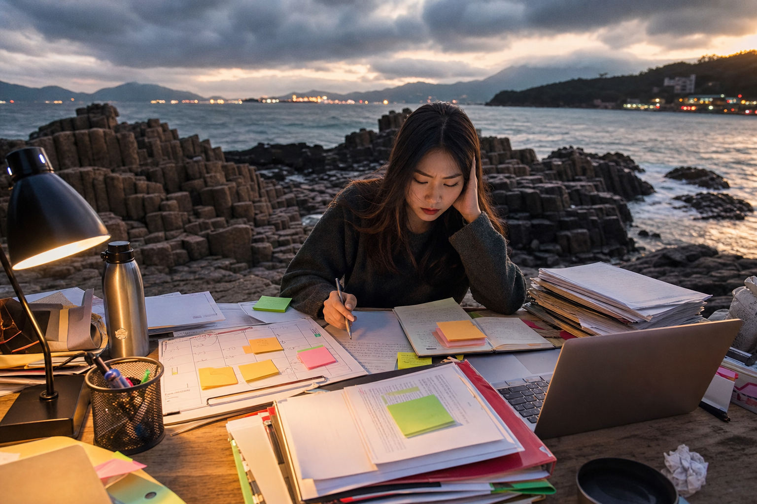 Hong Kong coursework writing services — editorial study scene
