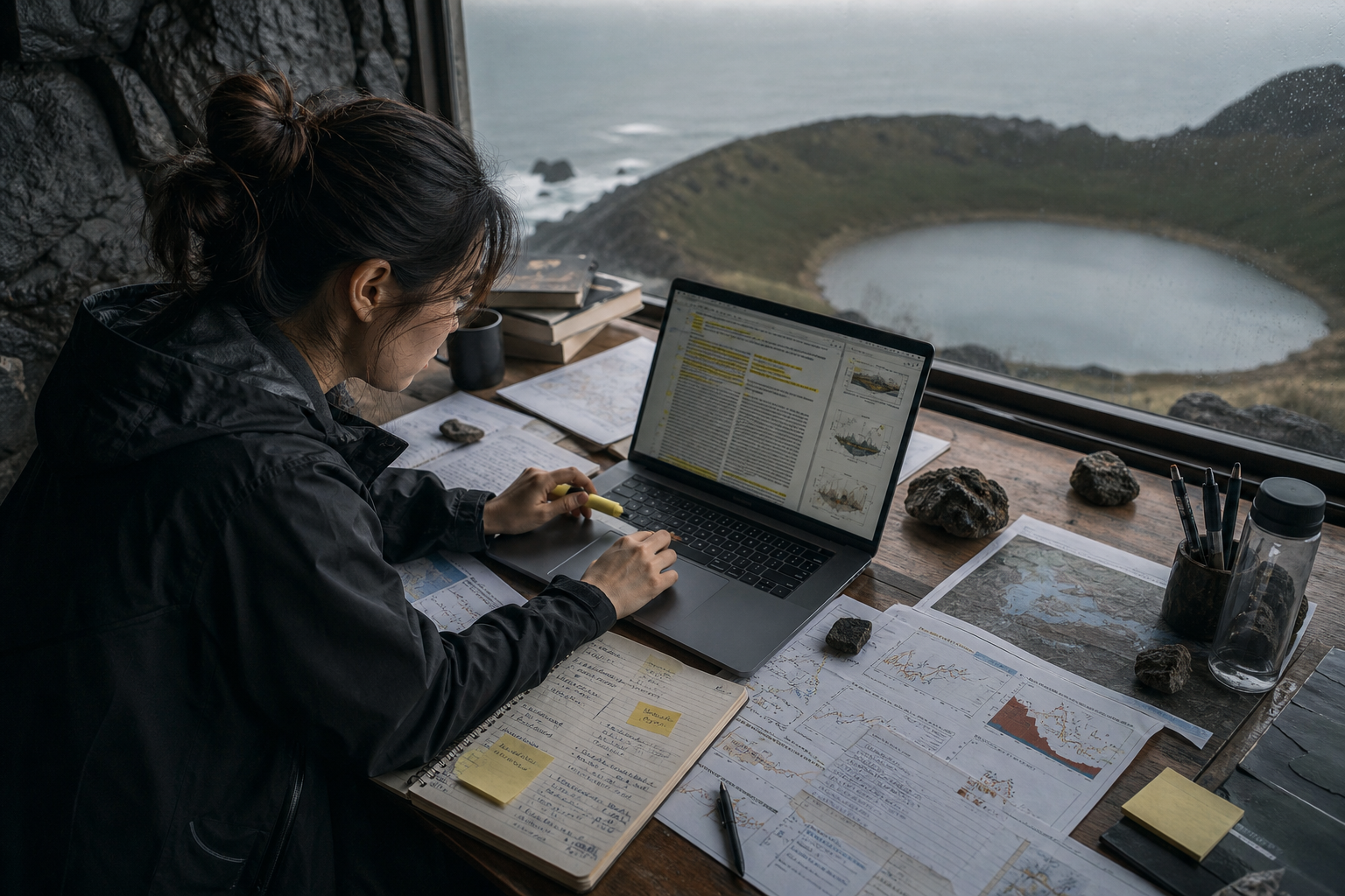 South Korea research paper writing services — editorial study scene