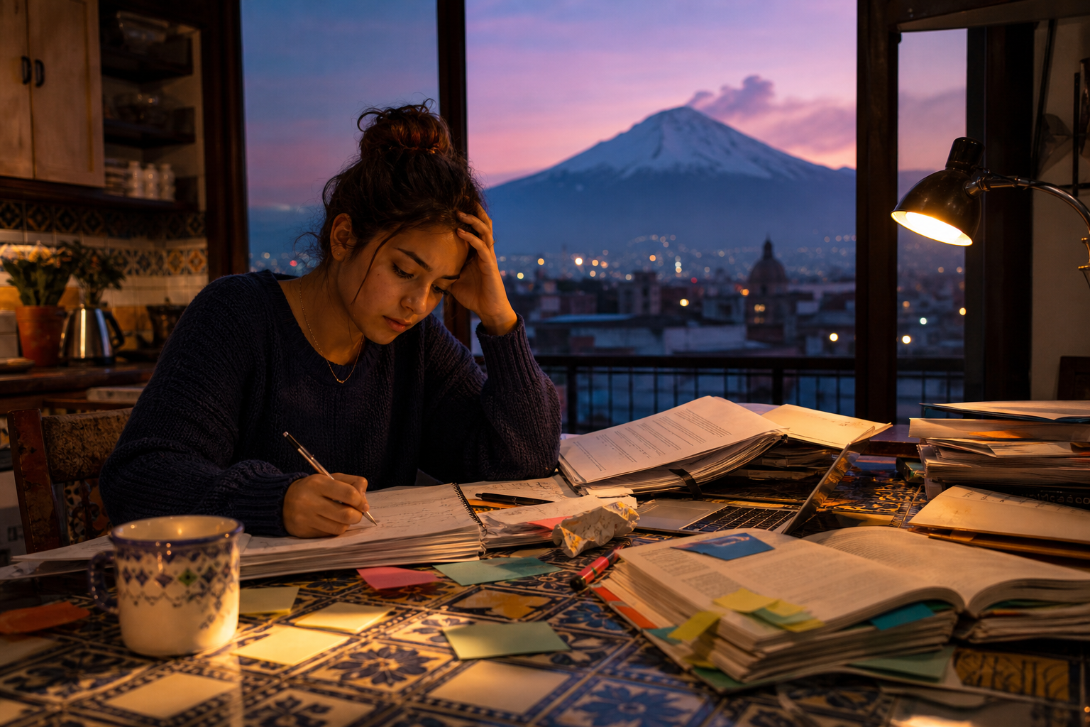 Mexico coursework writing services — editorial study scene