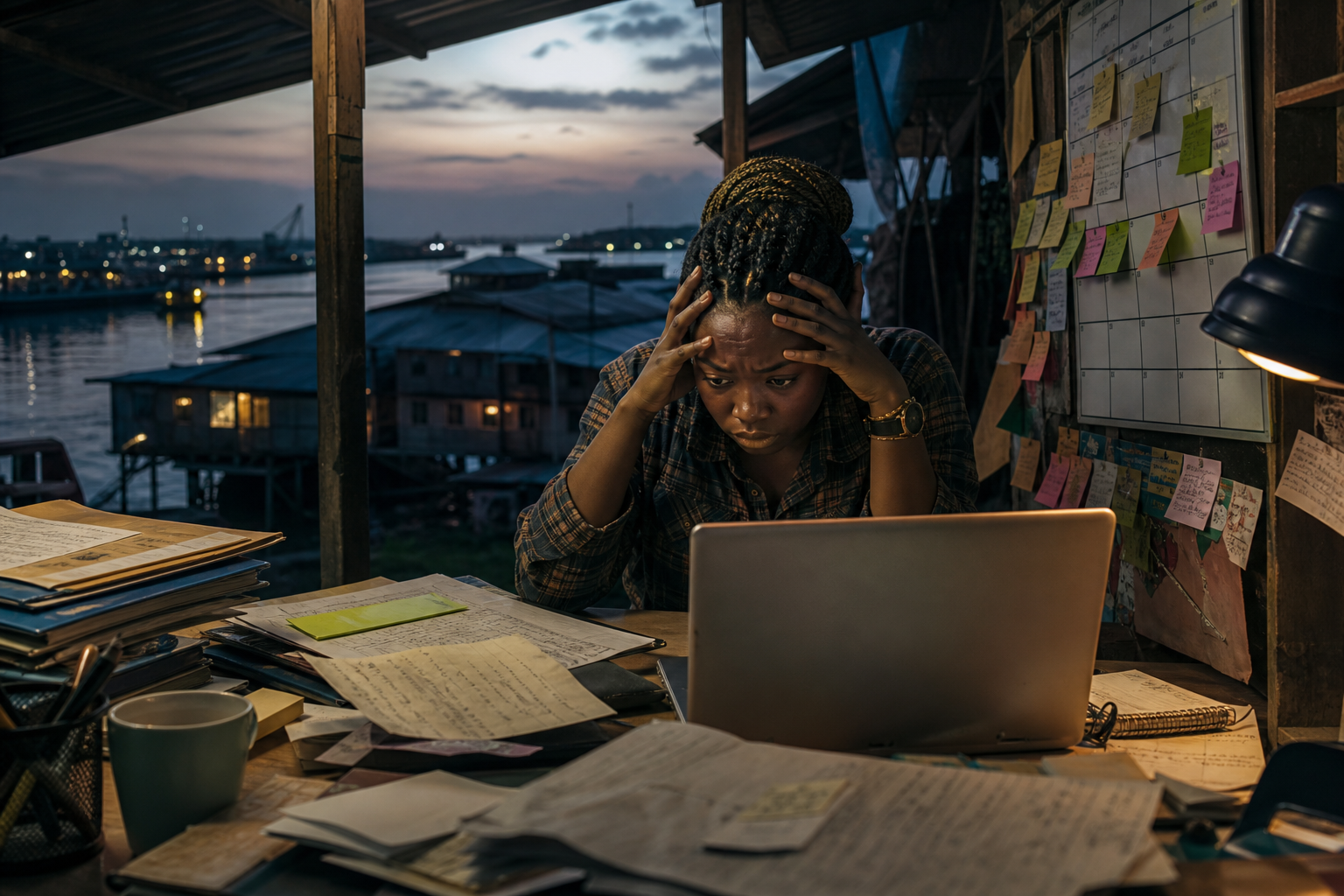 Nigeria coursework writing services — editorial study scene