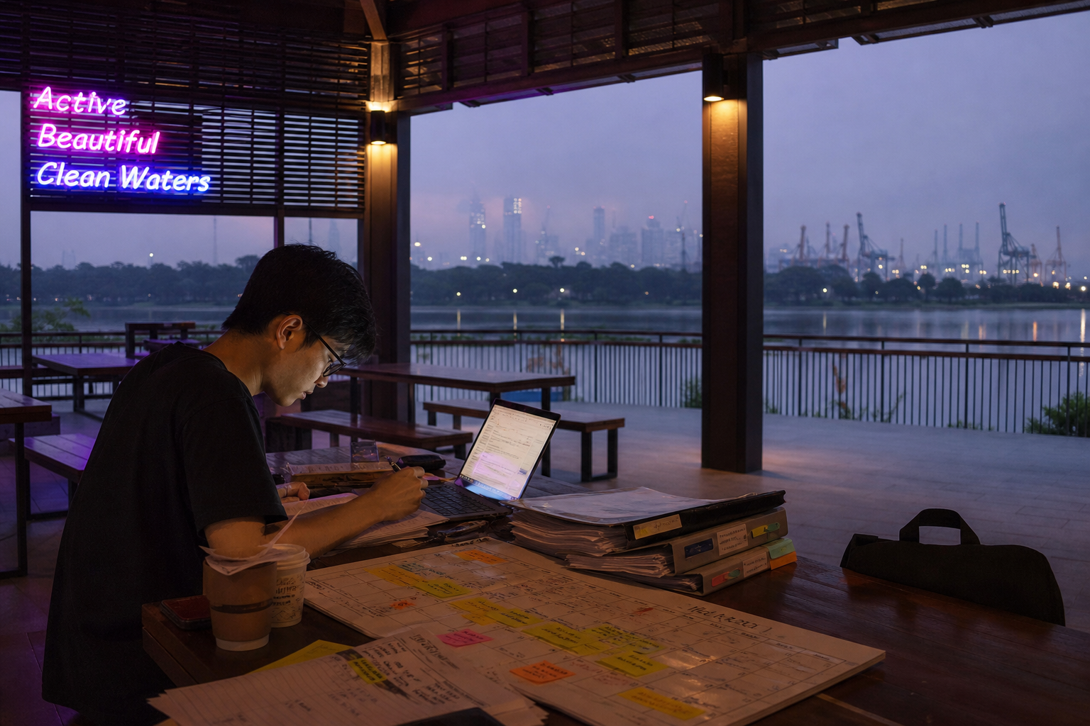 Singapore coursework writing services — editorial study scene
