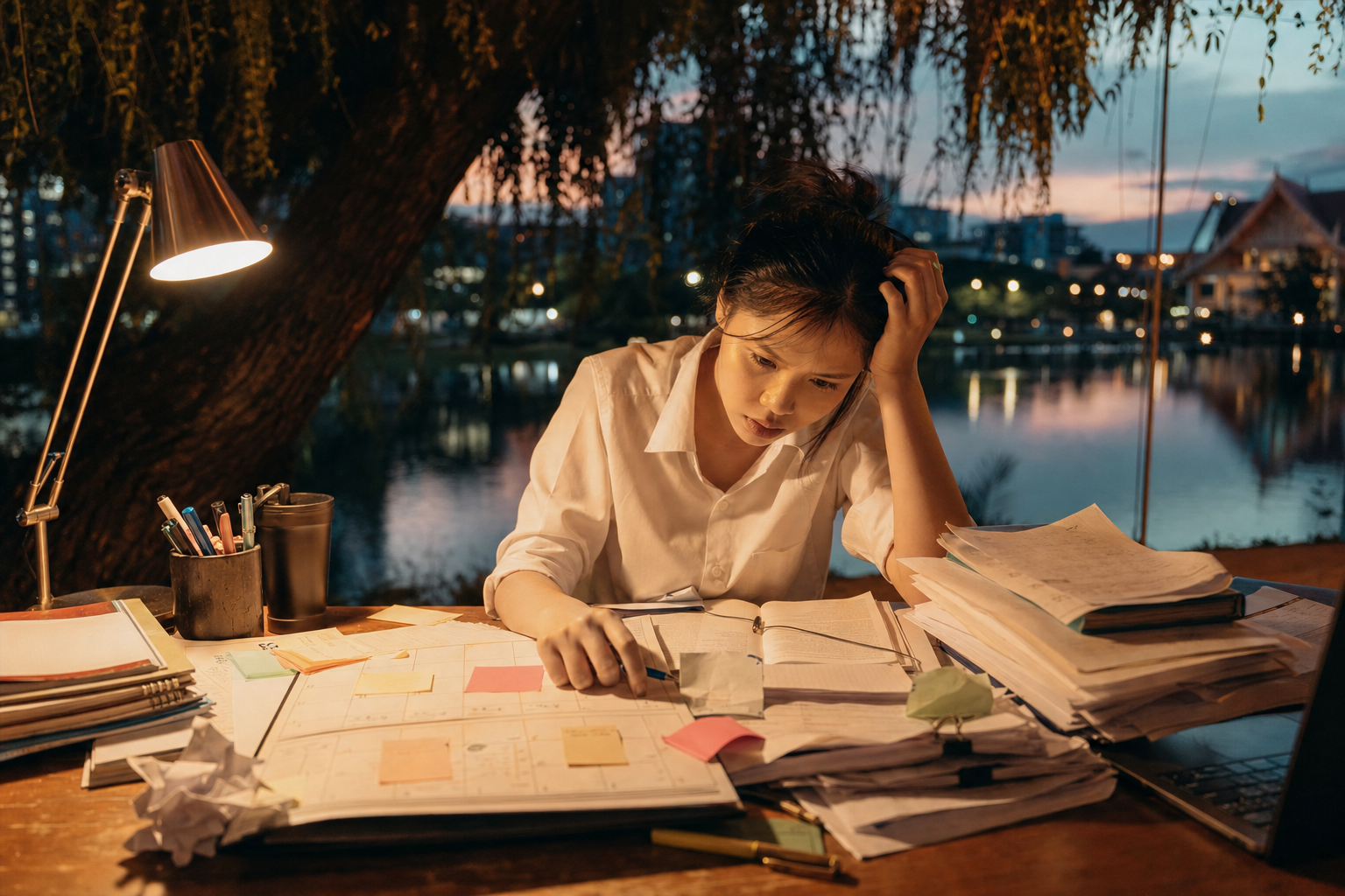 Thailand coursework writing services — editorial study scene