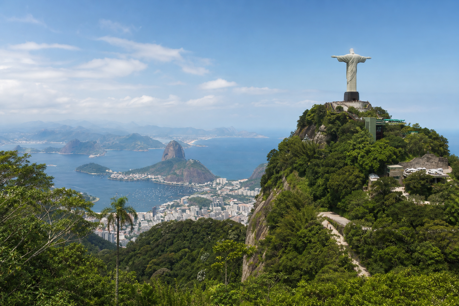 Brazil โ Christ the Redeemer statue atop Corcovado