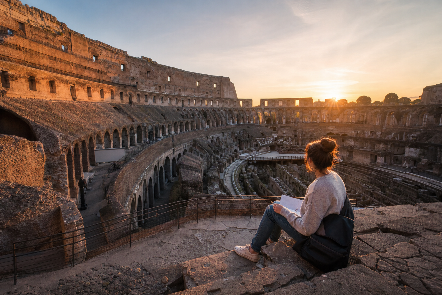Italy — Colosseum and Roman Forum