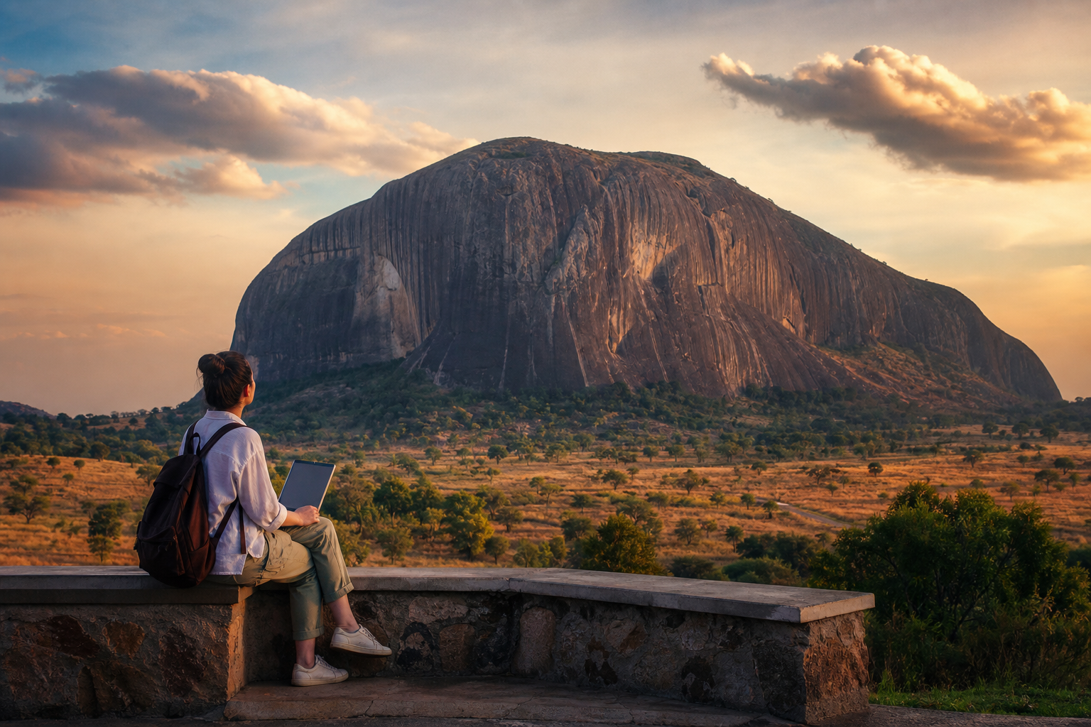 Nigeria — Zuma Rock monolith north of Abuja