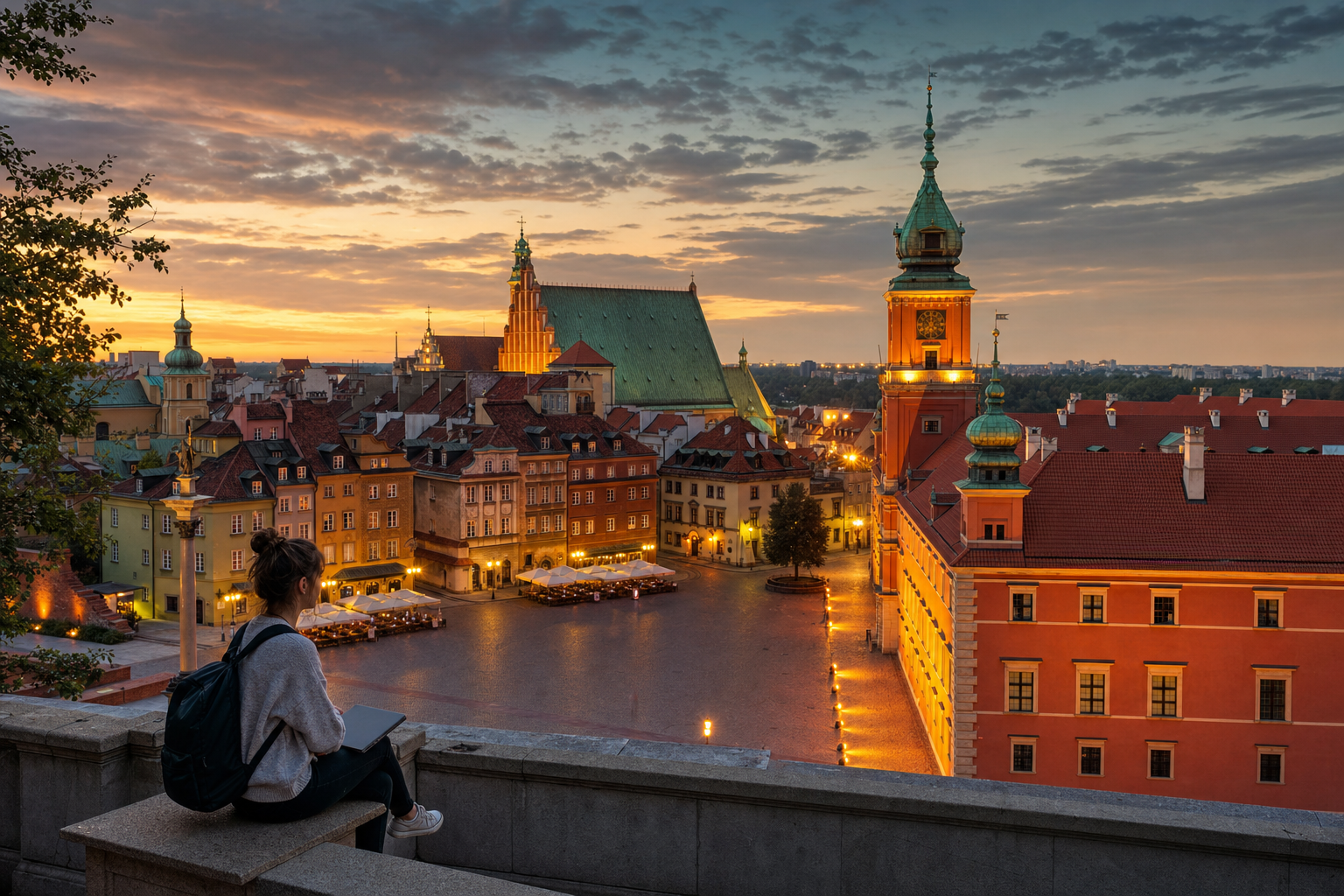 Poland โ Warsaw Royal Castle and Old Town Market Square