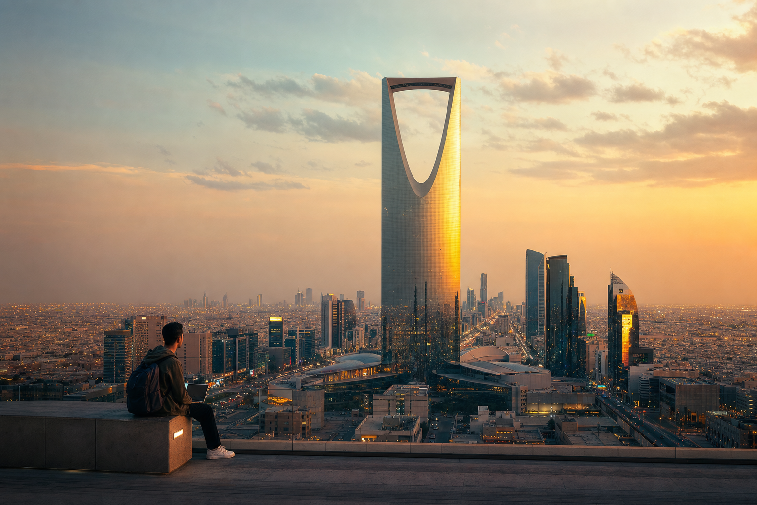 Saudi Arabia — Kingdom Centre sky bridge tower