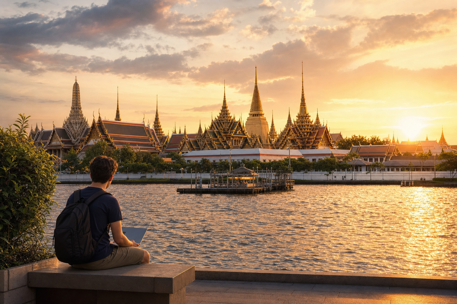 Thailand โ Grand Palace and Wat Phra Kaew golden spires