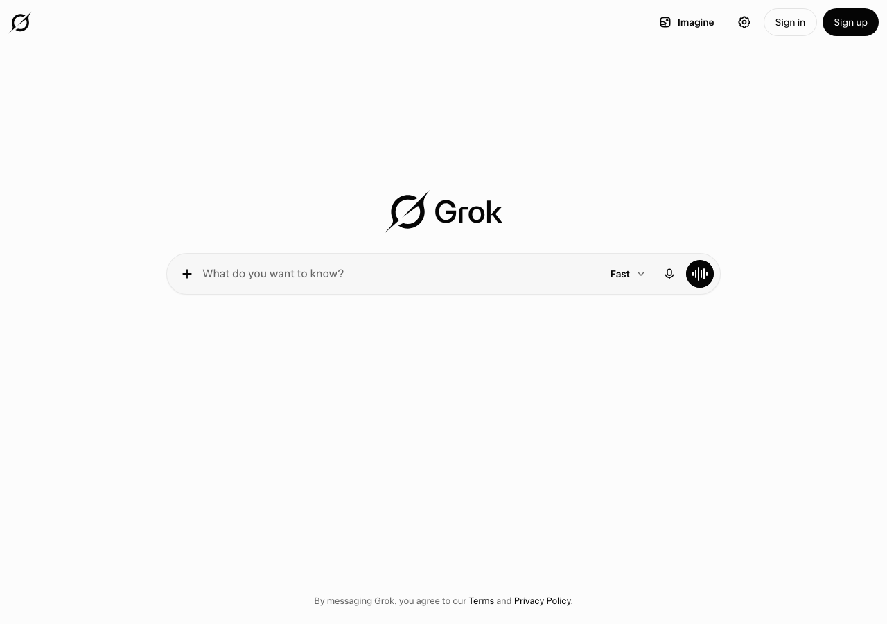 Grok Premium interface
