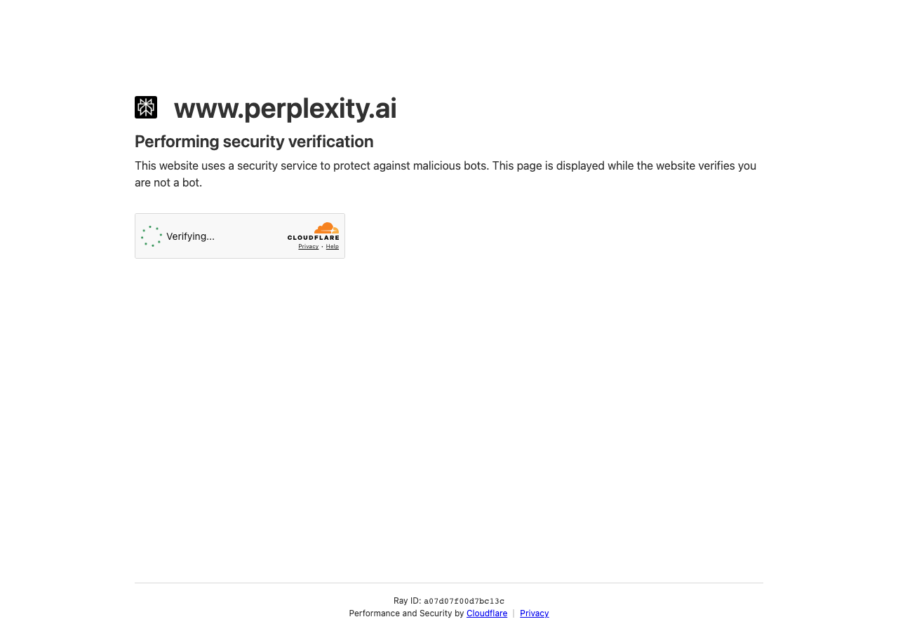 Perplexity Free interface