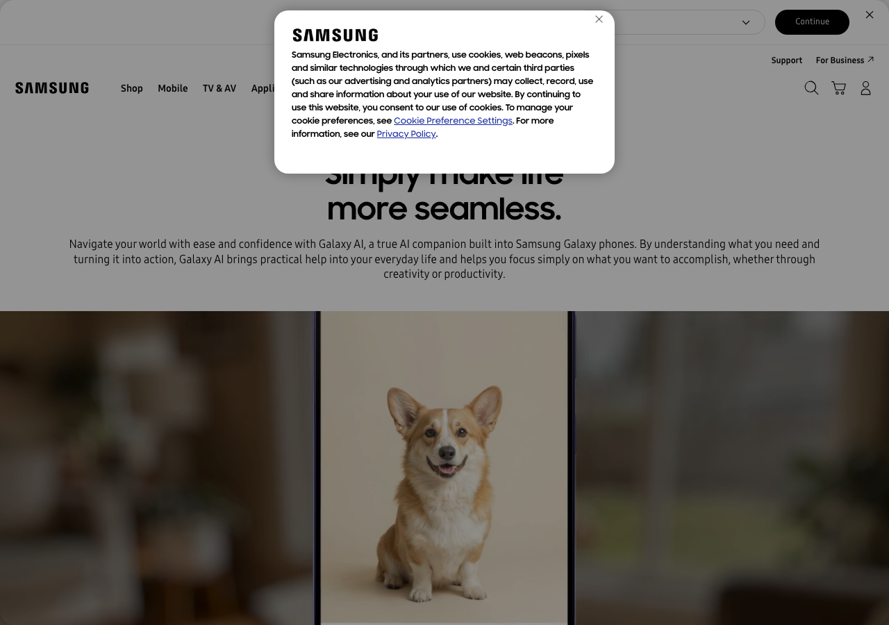 Galaxy AI interface