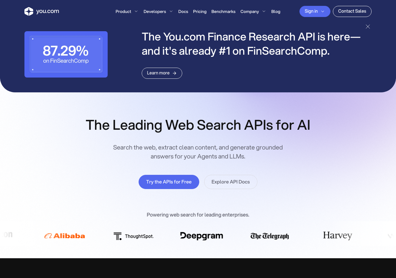 You.com interface