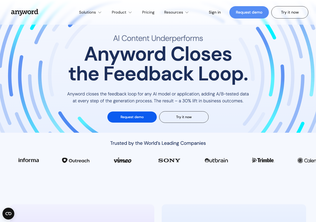 Anyword interface
