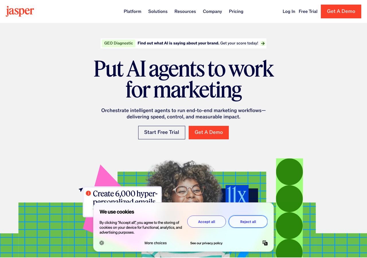 Jasper interface
