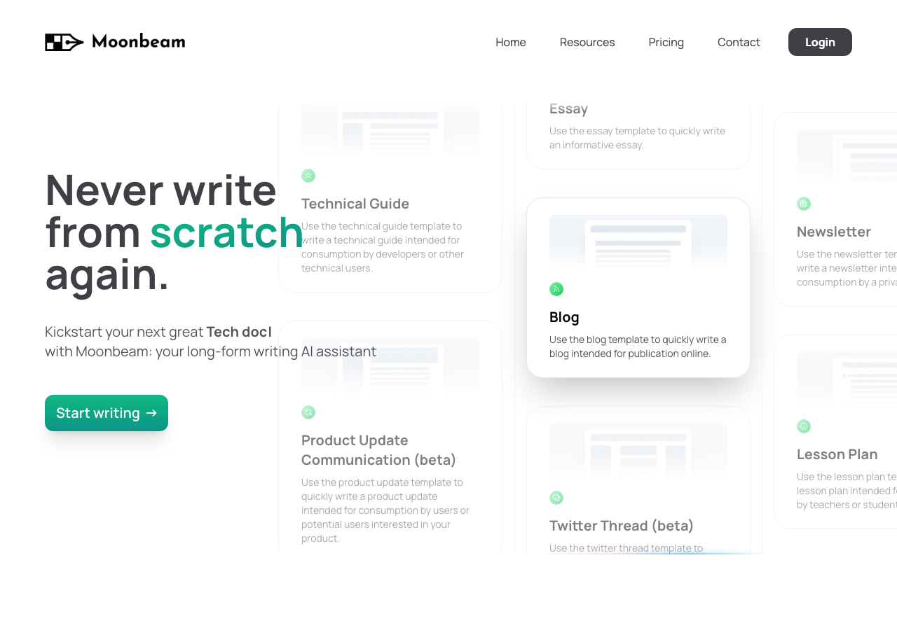 Moonbeam interface