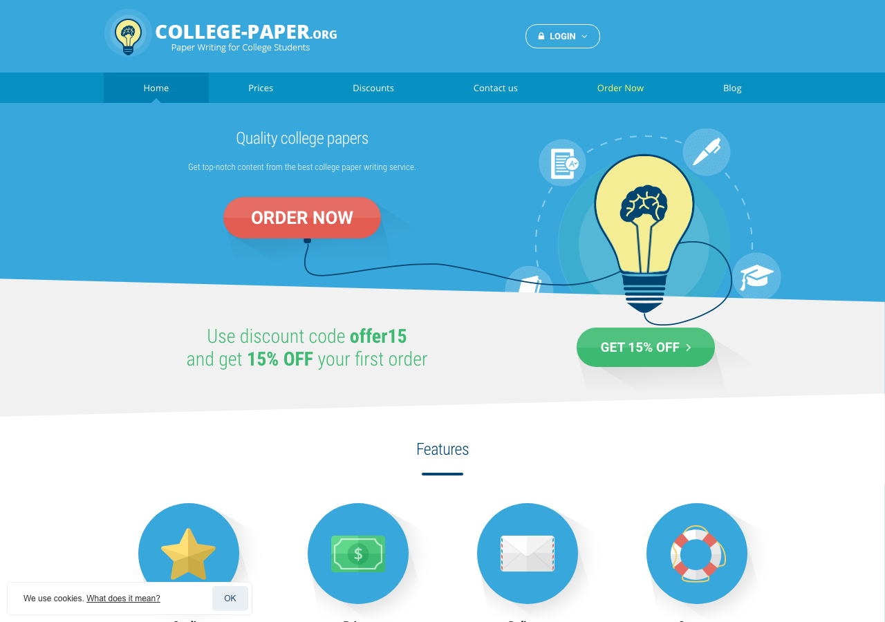 College-Paper homepage