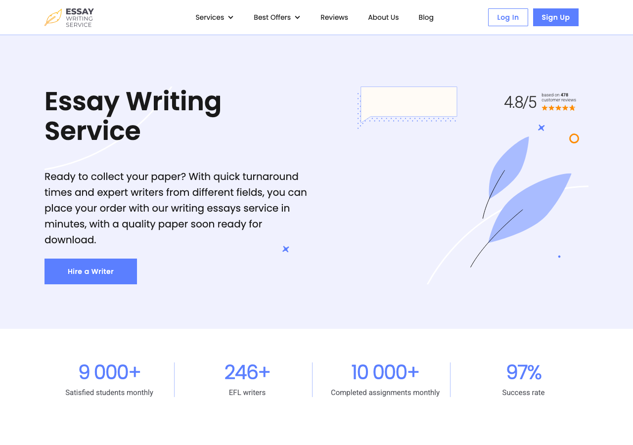 EssayWritingService homepage