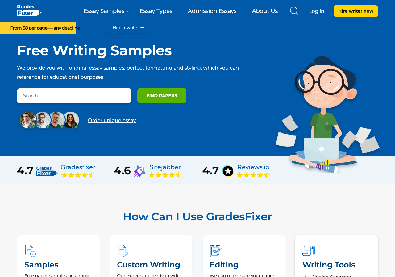 GradesFixer homepage