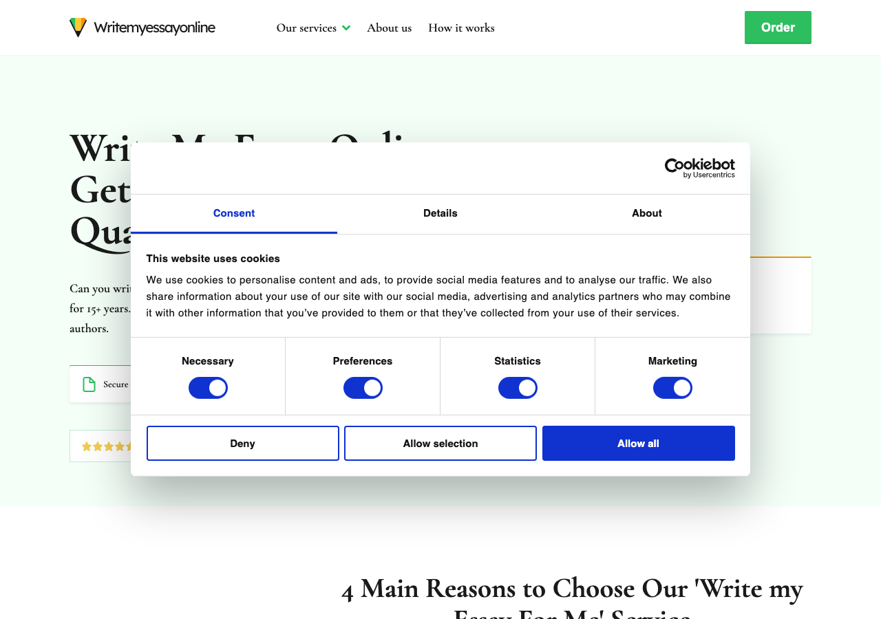 WriteMyEssayOnline homepage