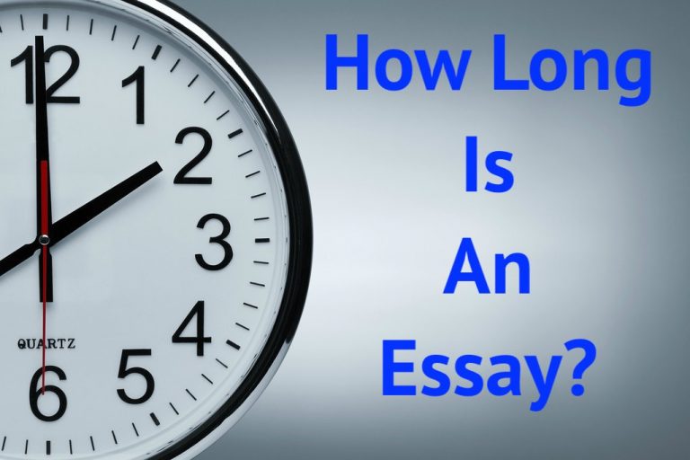 how long the essay must be